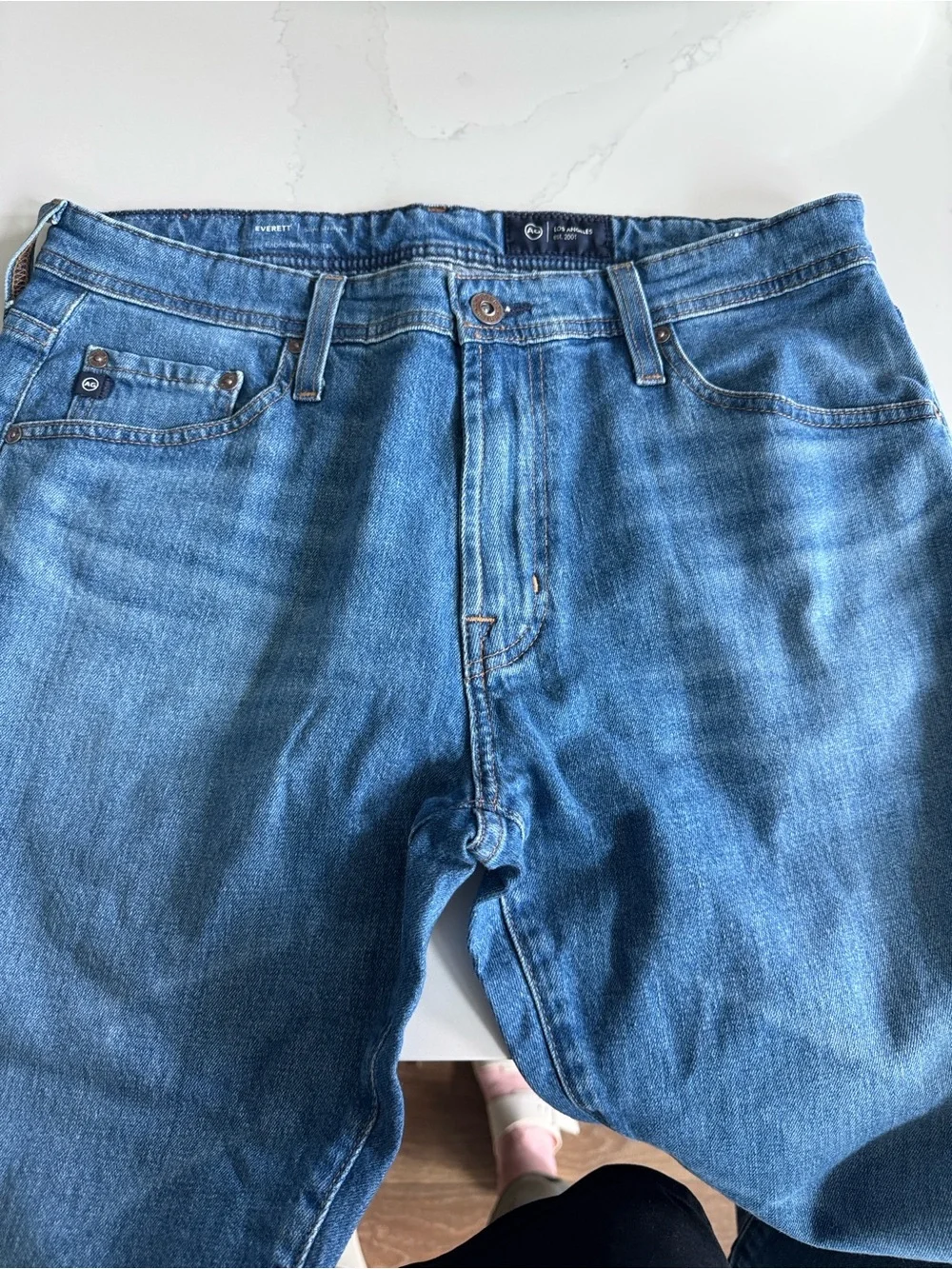 AG Jeans Men's Everett Slim Straight Fit Light Blue SZ 32/34 NWOT